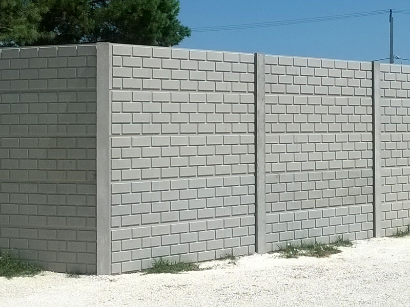 Paneles betonkerítés 1